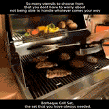 Barbeque Grill Set (10 pcs)