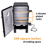 High Capacity Analog Electric Smoker