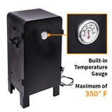 High Capacity Analog Electric Smoker