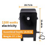 High Capacity Analog Electric Smoker