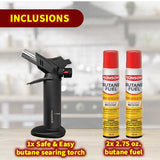 Safe & Easy Butane Searing Torch