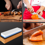 Dual Grit Whetstone Knife Sharpener